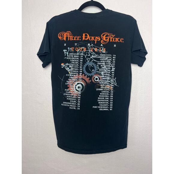 Three Days Grace Human Tour 2015 Short Sleeve Band T-Shirt Size Small - Picture 6 of 6